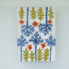 Noren Kataezome « bird&tree » - créé par Yoko Shibasaki